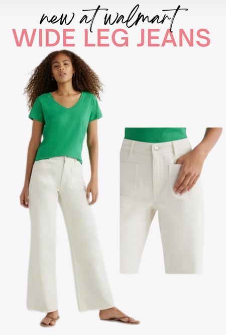 New at Walmart wide leg jeans 

#LTKFindsUnder50 #LTKMidsize #LTKStyleTip