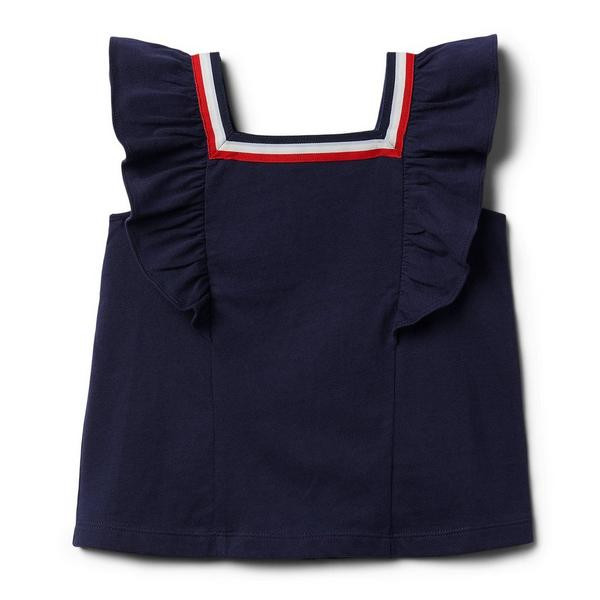 Square Neck Ruffle Top | Janie and Jack