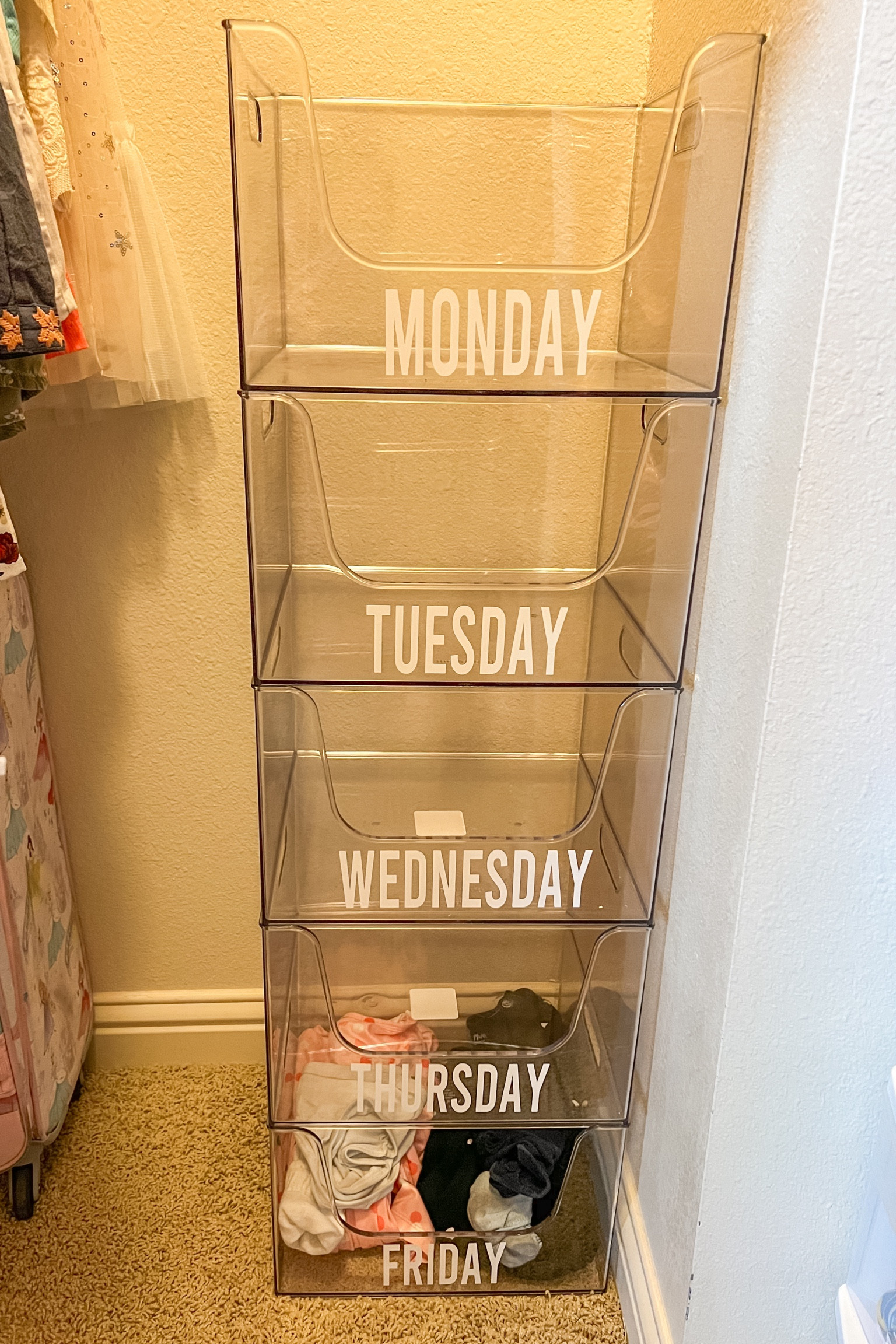 Closet organization, organized home, home organization, kids days of the week clothing cubbies, kids clothes organization, days of the week clothes bins

#LTKhome #LTKMostLoved #LTKkids