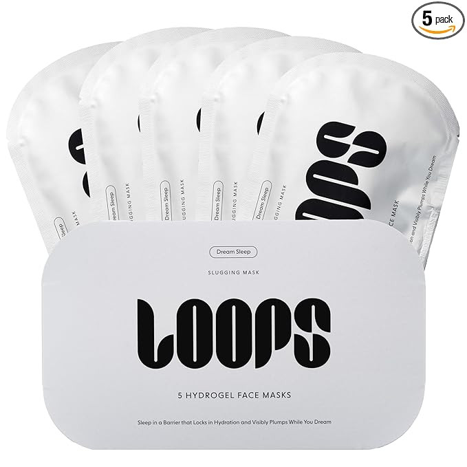 LOOPS DREAM SLEEP - Nighttime Slugging Hydrogel Facial Mask w/Natural Oils, Vitamins, Antioxidant... | Amazon (US)