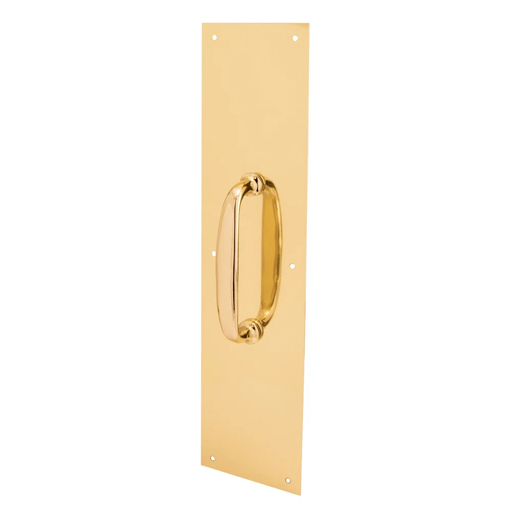 Prime-Line Door Pull Plate with Handle, 4 in. x 16 in. (Single Pack) | Wayfair North America