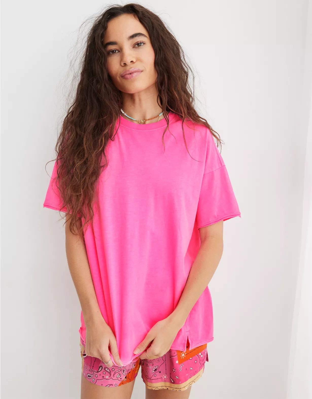 Aerie Oversized Boyfriend T-Shirt | American Eagle Outfitters (US & CA)