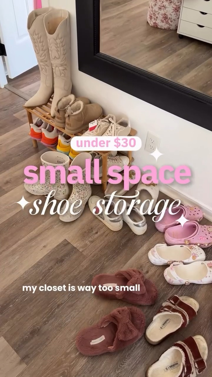 The perfect Amazon shoe organizer for storing shoes in small spaces! ✨👠💕 #amazonfinds #storagehacks #shoeorganizer #smallspaces #budgetfriendly

#LTKHome #LTKvlog #LTKdayinmylife