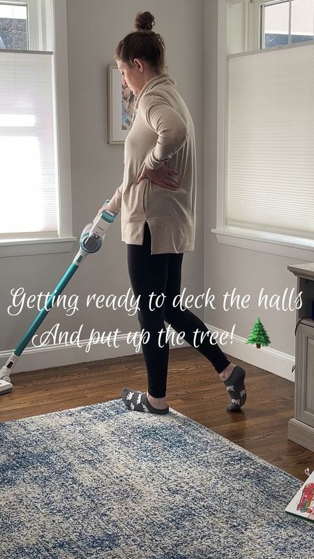 My favorite stick vacuum! Getting ready for all the Christmas decorations in the living room 

#LTKhome #LTKCyberWeek #LTKVideo