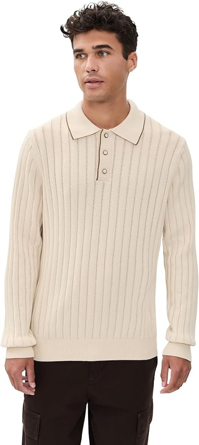 Les Deux Men's Bogart Rugby Polo Knit | Amazon (US)