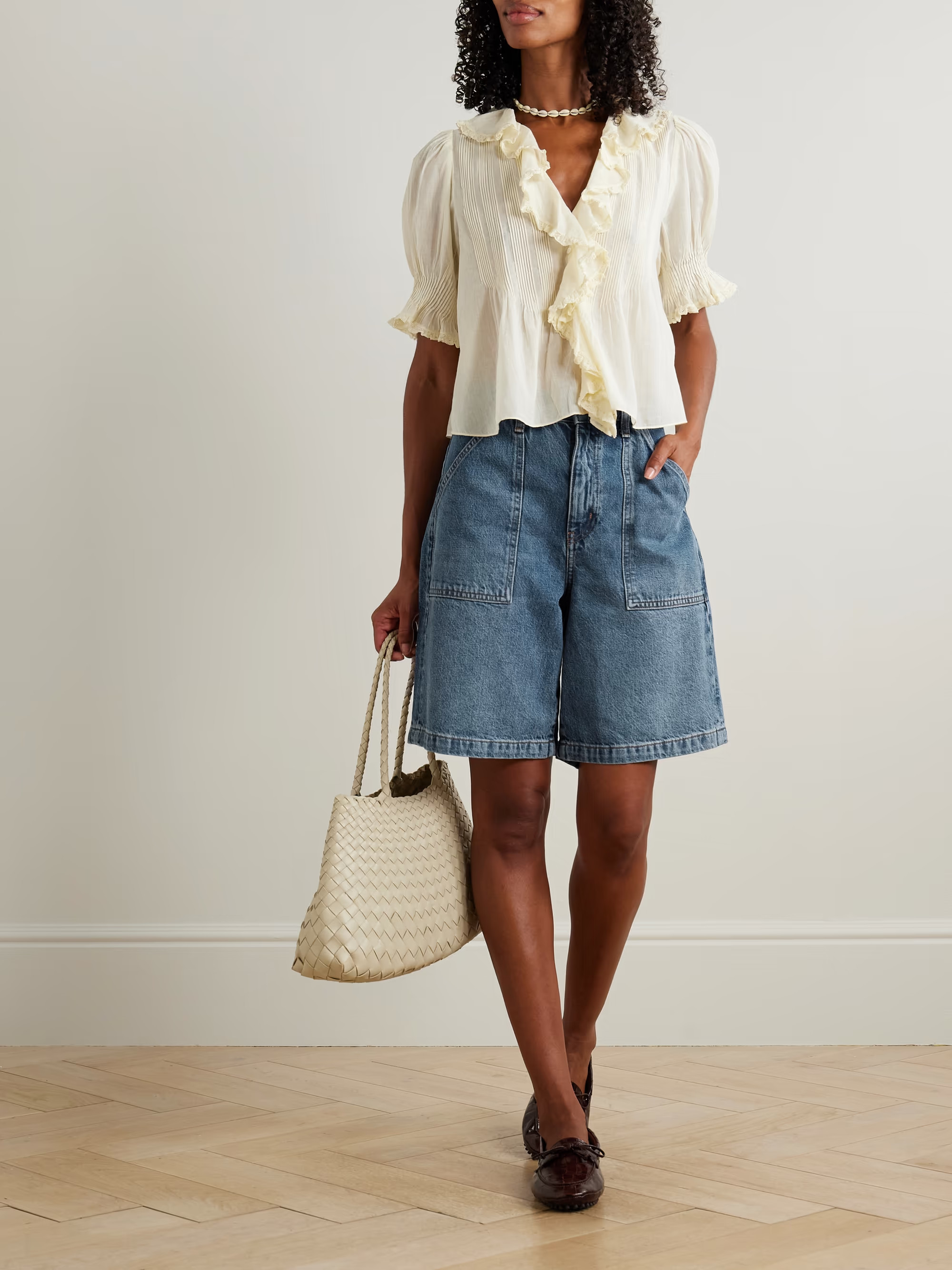 The Timeless denim shorts | NET-A-PORTER (US)