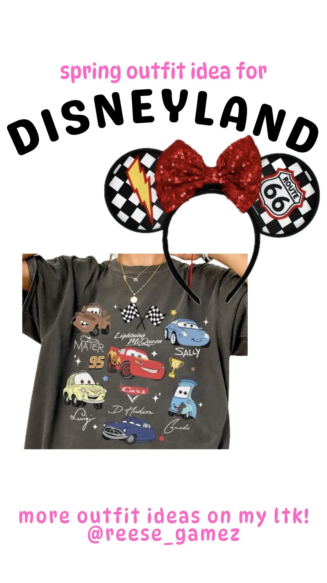disney outfit, disneyland outfit, disney outfits, disneyland outfits, lightning mcqueen outfit, cars outfit, mickey ears, minnie ears

#LTKTravel #LTKSeasonal #LTKootd