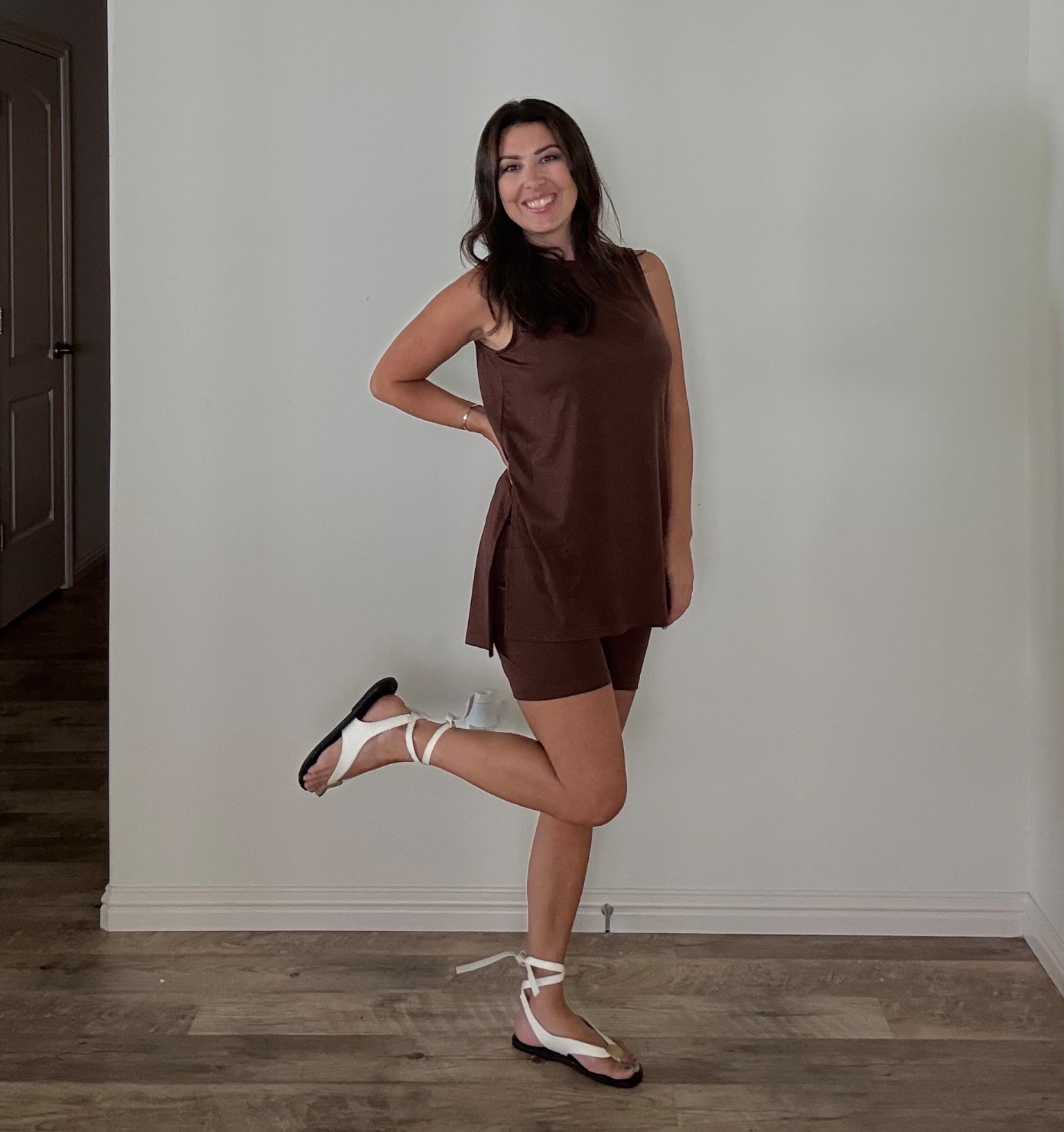 2 piece set and sandals I’m loving 

#LTKTravel #LTKOver40