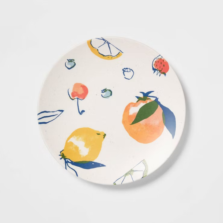 8.5" Bamboo and Melamine Printed Salad Plate - Threshold™ | Target