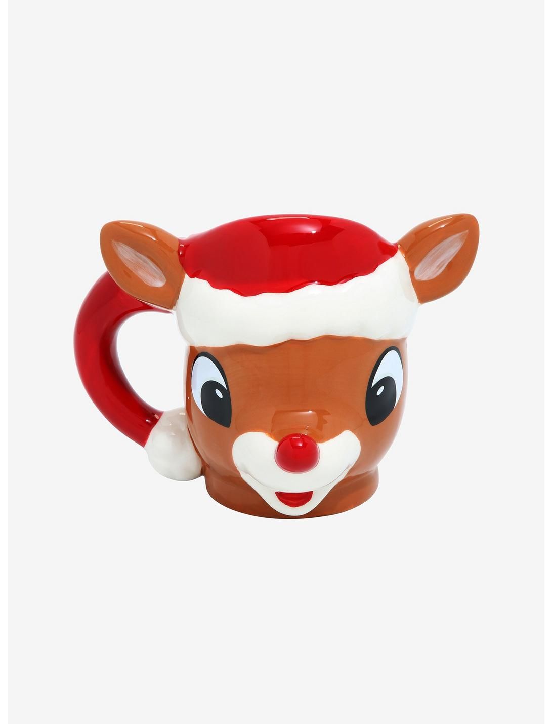 Rudolph The Red-Nosed Reindeer Sculpted Mug | Hot Topic