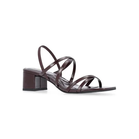 Time and Tru Women's Strappy Block Heel Sandals | Walmart (US)