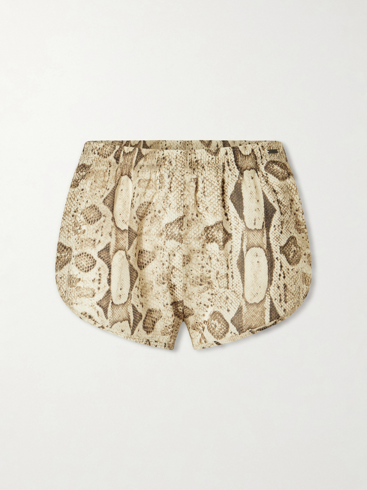 Gucci - Snake-print Silk-blend Shorts - Animal Print | NET-A-PORTER (US)