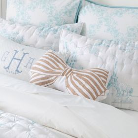 La Parisienne Bow Pillow | Pottery Barn Teen