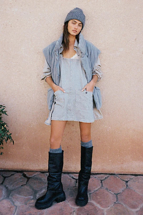 We The Free Overall Smock Mini Railroad Top | Free People (Global - UK&FR Excluded)