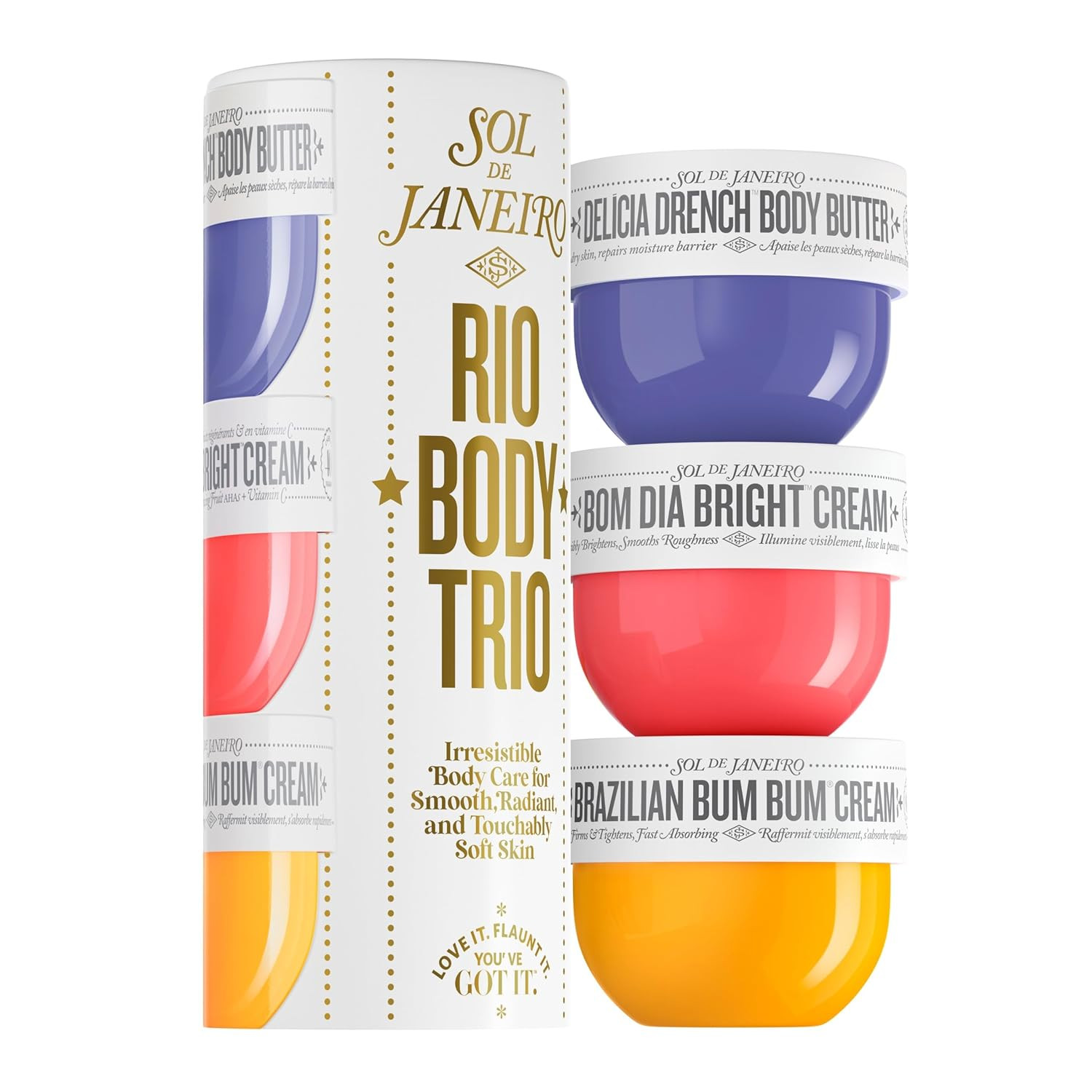 Sol de Janeiro Rio Trio Mini Vanilla Body Cream Trial Set | Travel Size Skincare | Gift Set | $48... | Amazon (US)