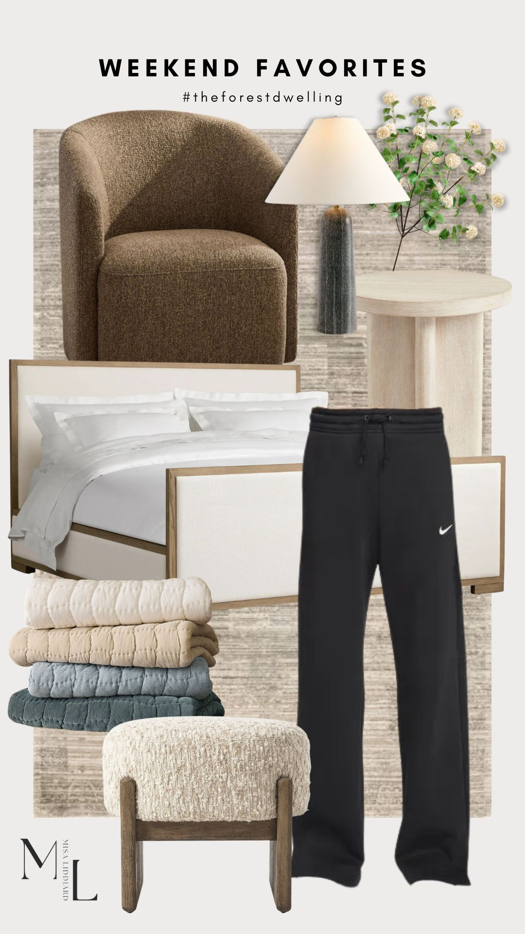 Weekend faves! The Cozy Cloud Quilt is perfection. I have it in multiple colors. I love a monochrome bedding moment with a good variety of texture. The Cayman side table is the perfect size to squeeze in the corner of the room or next to an accent chair. We have two of these marble vases styled in the primary bedroom. 

 #LTKdayinmylife #LTKHome