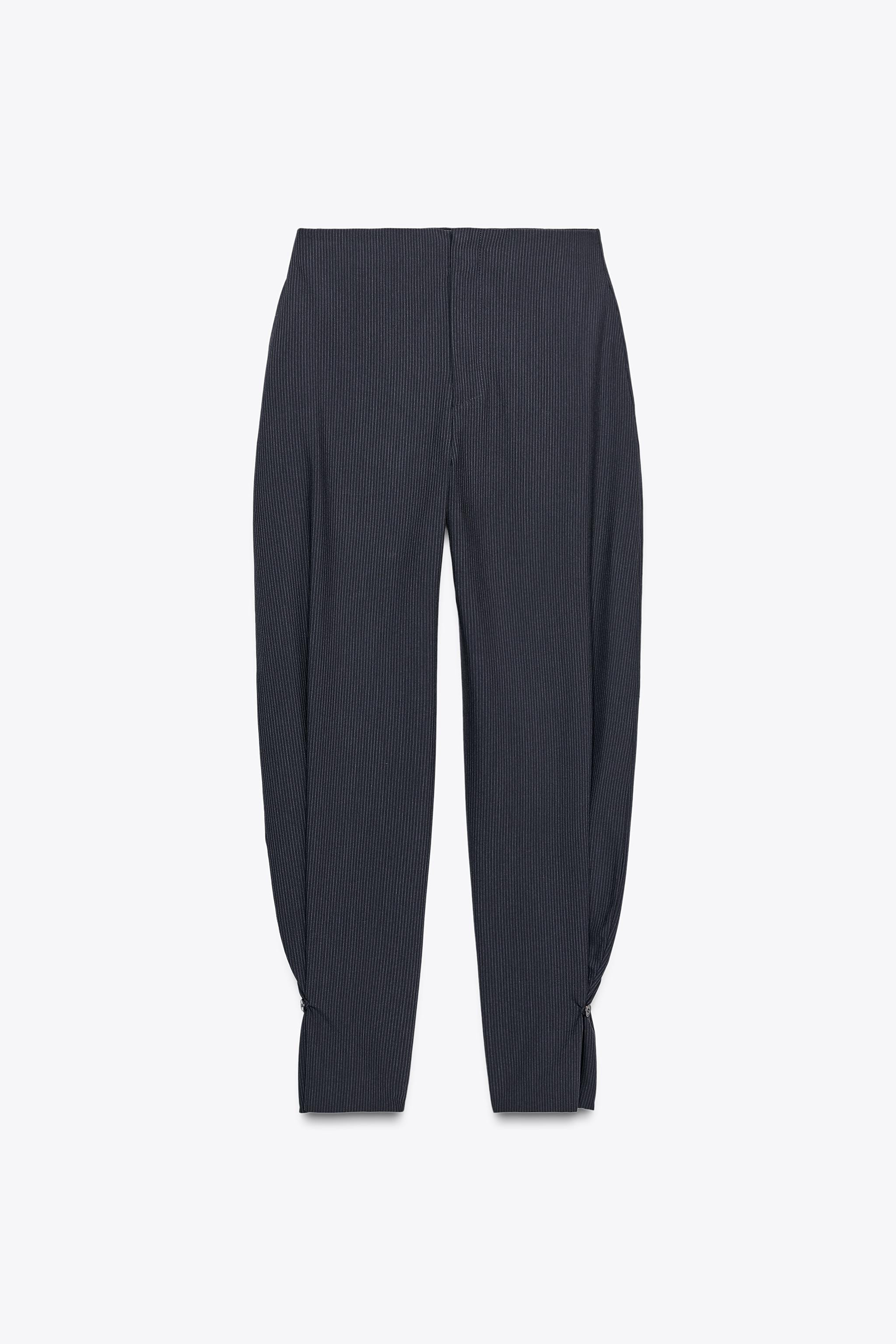 ZW COLLECTION PINSTRIPE BALLOON PANTS | Zara US