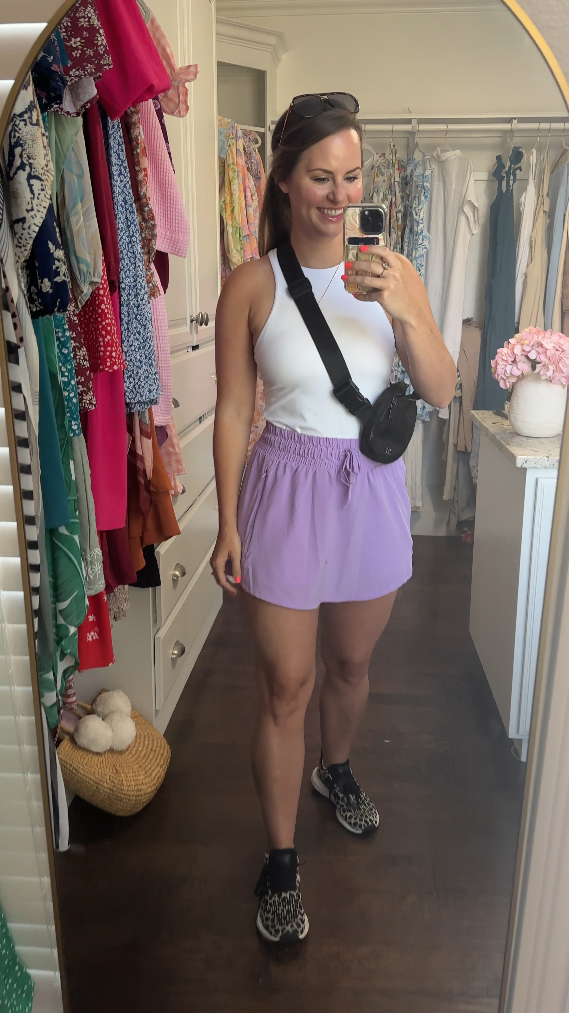 New active skort & high neck tank top from target I’m loving!! Wearing size M in both. Love the fit and the COLOR of this skirt 💜😍 Comes in several more colors too! I love that this tank has a built in bra too. Perfect casual outfit for sports games, moms at school drop off, workout, getting active or just everyday!!  #ltkactive #ltkvideo #ltkfindsunder50

#LTKBacktoSchool #LTKStyleTip #LTKActive