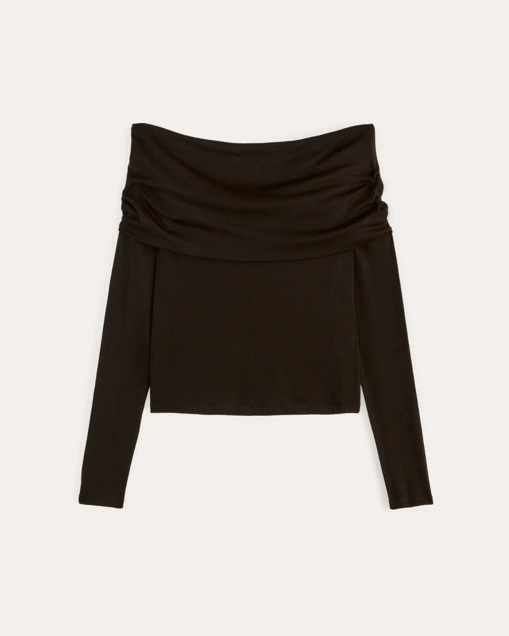 The Off-the-Shoulder Top in Butterluxe | Deep Navy | Everlane