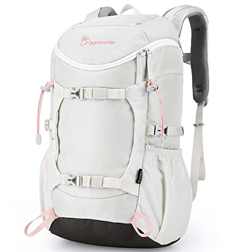 MOUNTAINTOP Small Hiking Backpack 28L Travel Daypack Lightweight for Women for Outdoor Camping, 20.5×12.2×6.3 IN，Ivory | Amazon (US)