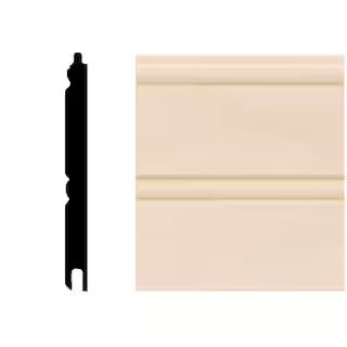5/16 in. x 3-1/8 in. x 96 in. Basswood Tongue and Groove Wainscot Paneling | The Home Depot