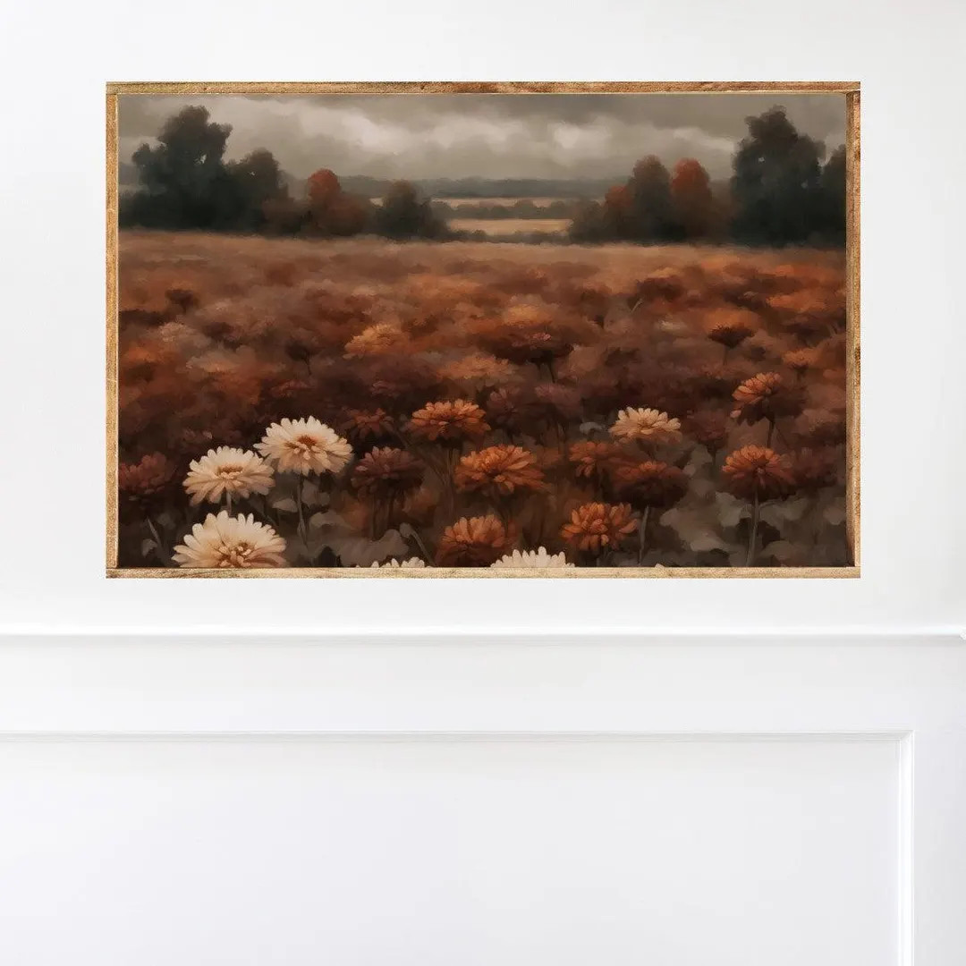 Field of Mums Canvas Printed Sign - Etsy | Etsy (US)