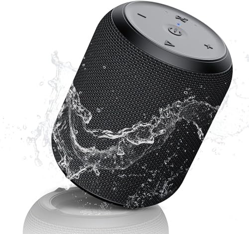 NOTABRICK Bluetooth Speakers, 15W Portable Speakers Bluetooth Wireless V5.0 with Stereo Sound, Active Extra Bass, IPX6 Waterproof Shower Speaker, Double Pairing, for Party, Home Theater, Game Theater | Amazon (US)