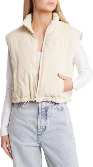 Crop Corduroy Vest | Nordstrom