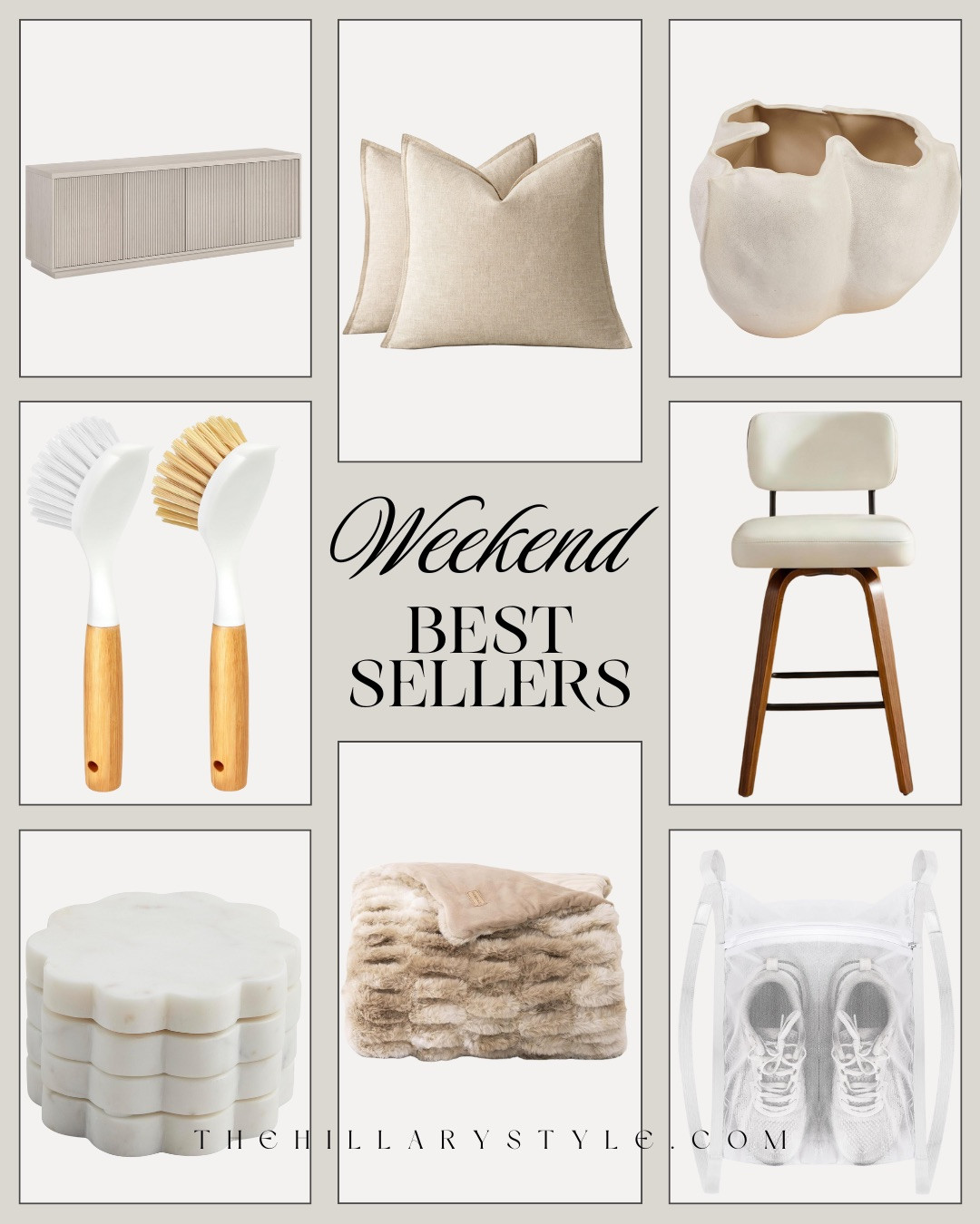 Weekend Best Sellers 🤍
Your most-loved home finds — soft neutrals, timeless textures, and functional pieces that still feel elevated. These are the items you’re saving, shopping, and adding to cart on repeat.

#ltkhome #ltkbestsellers #neutralhome #homeinspo #elevatedhome #cozyneutral #thehillarystyle 

 #LTKSeasonal #LTKHome