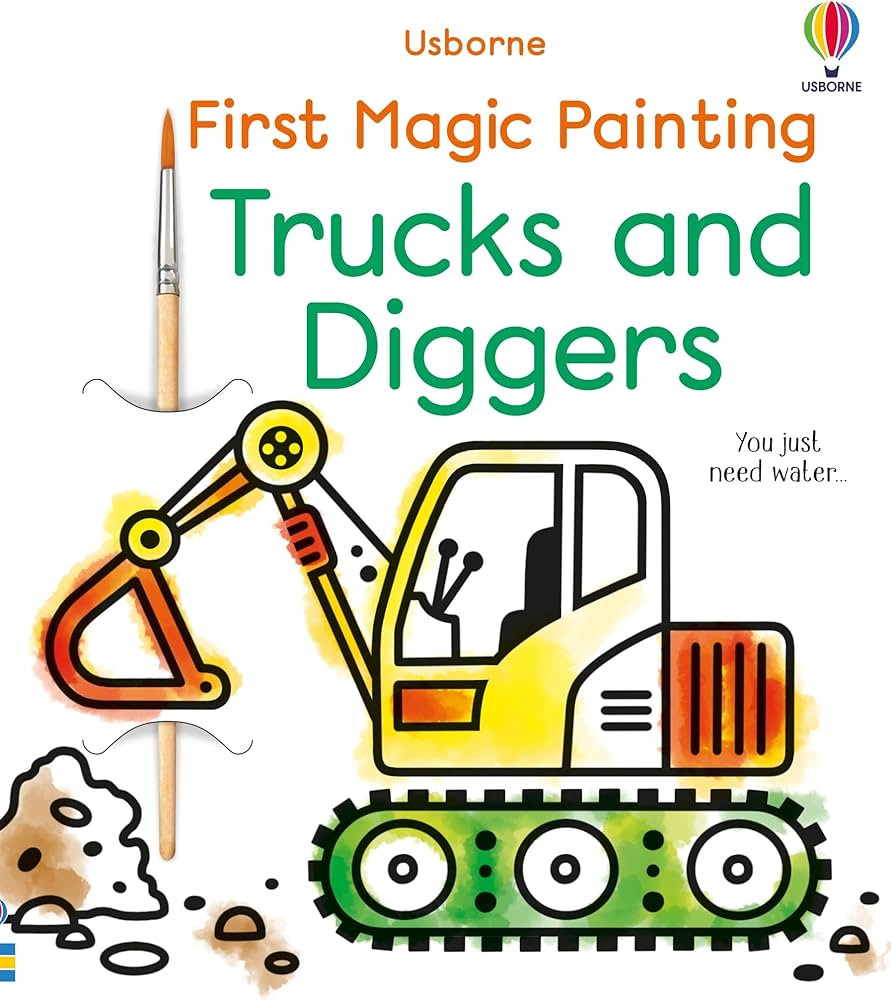 First Magic Painting Trucks and Diggers | Amazon (US)