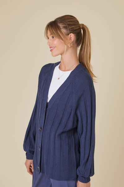 Ribbed Cardigan Sweater | Forever 21 (US)