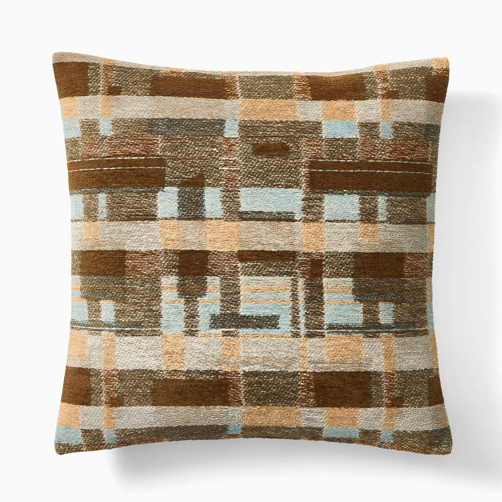 Modern Block Chenille Pillow Cover | West Elm (US)