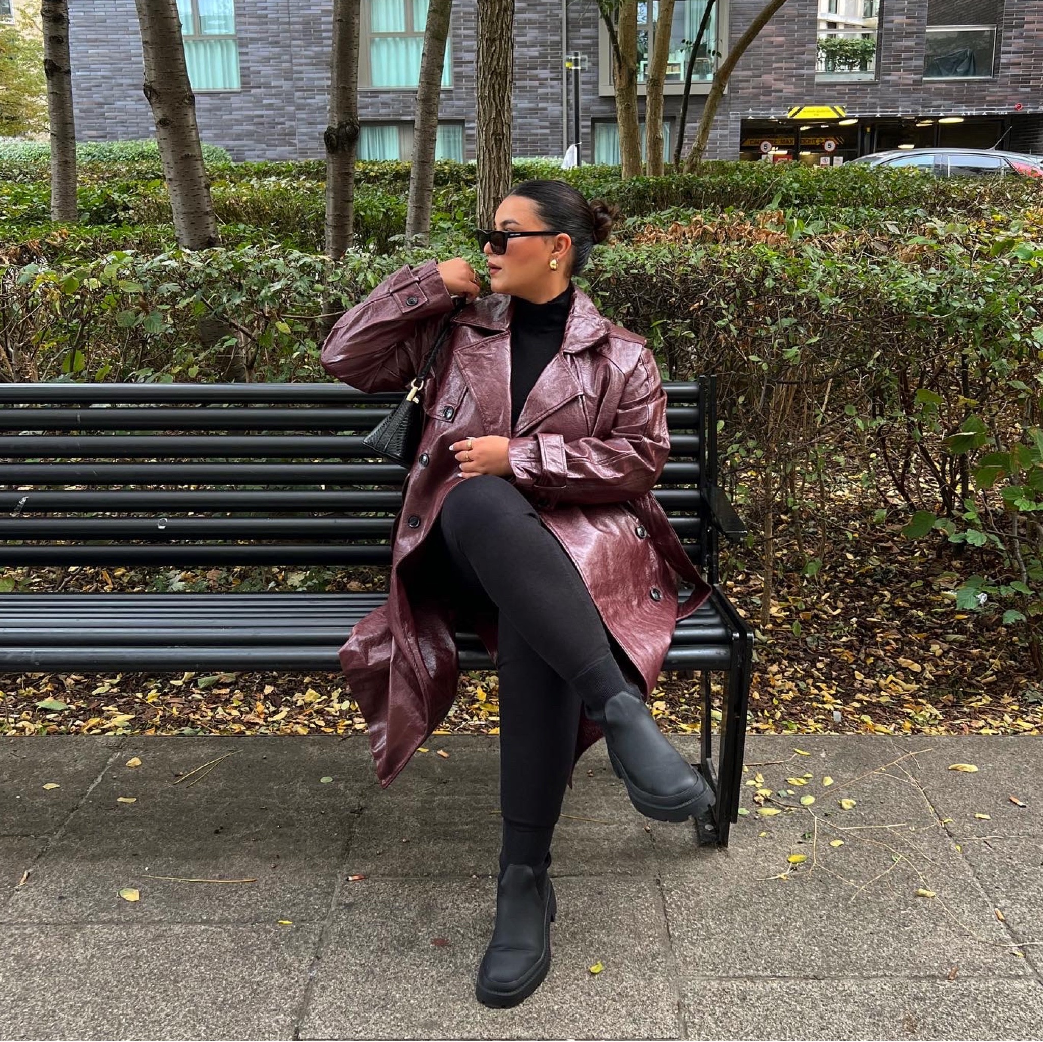 Faux Leather Burgundy Trench 🖤

#LTKcurves #LTKSeasonal #LTKstyletip