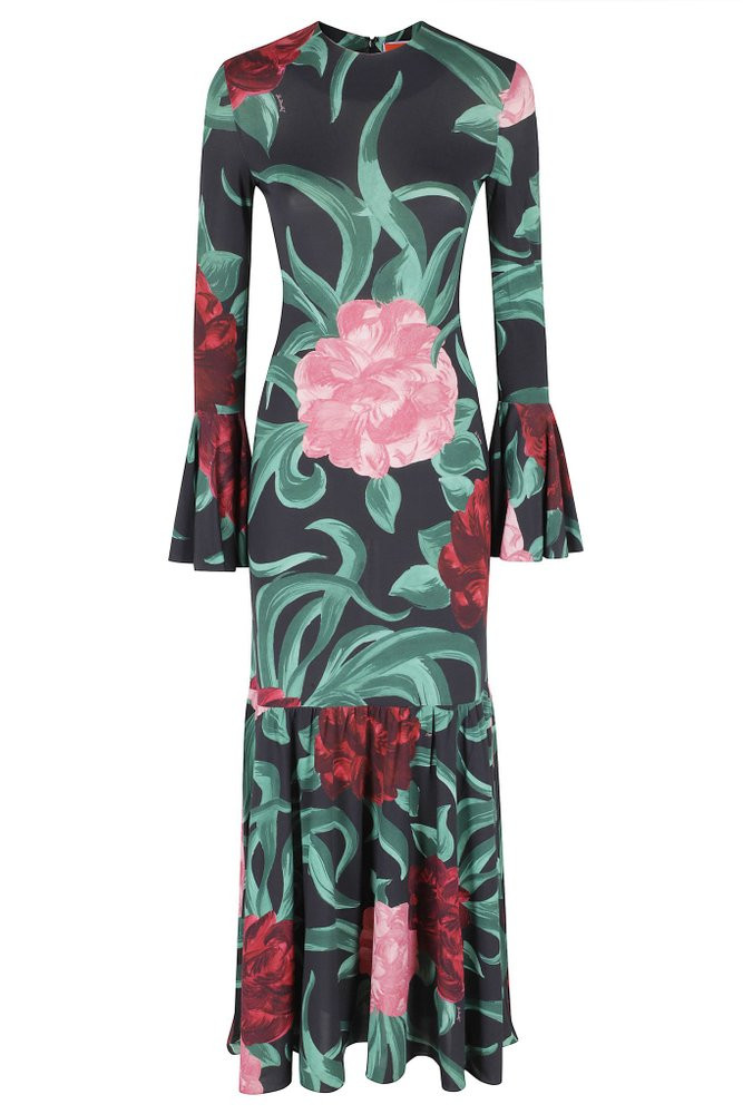 La Doublej Alba Floral Maxi Dress | Cettire Global