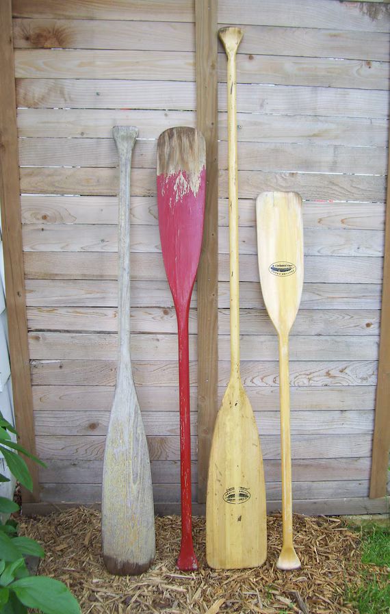 Wood Canoe Paddle Feather Brand Painted Wooden Paddle Boat Oar - Etsy | Etsy (US)