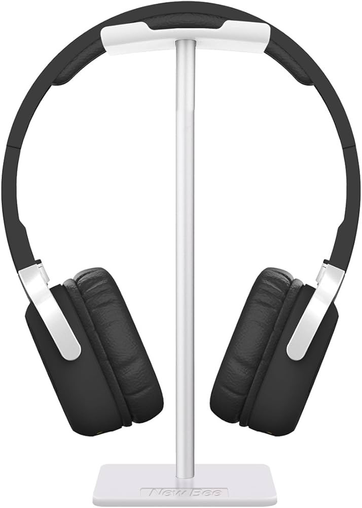 New bee Headphone Stand Headset Holder Earphone Stand with Aluminum Supporting Bar Flexible Headr... | Amazon (US)