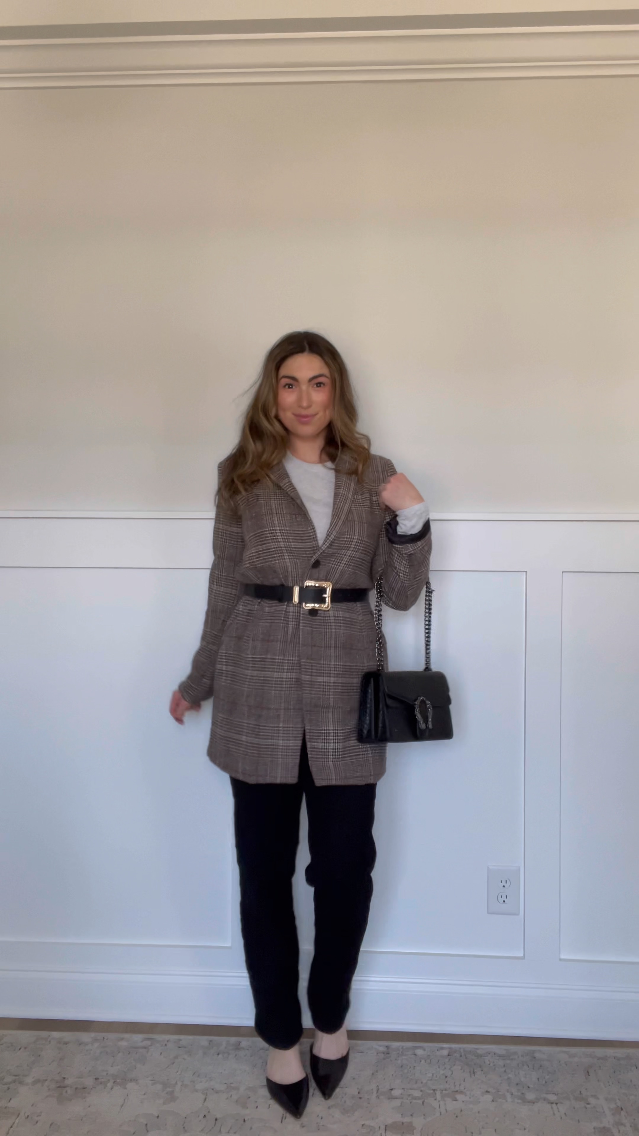 The three elements that elevate your capsule wardrobe base into a styled look: color, texture & shape. You’d hardly believe this outfit started as just a grey tee shirt and jeans

#LTKstyletip #LTKfindsunder50 #LTKMostLoved