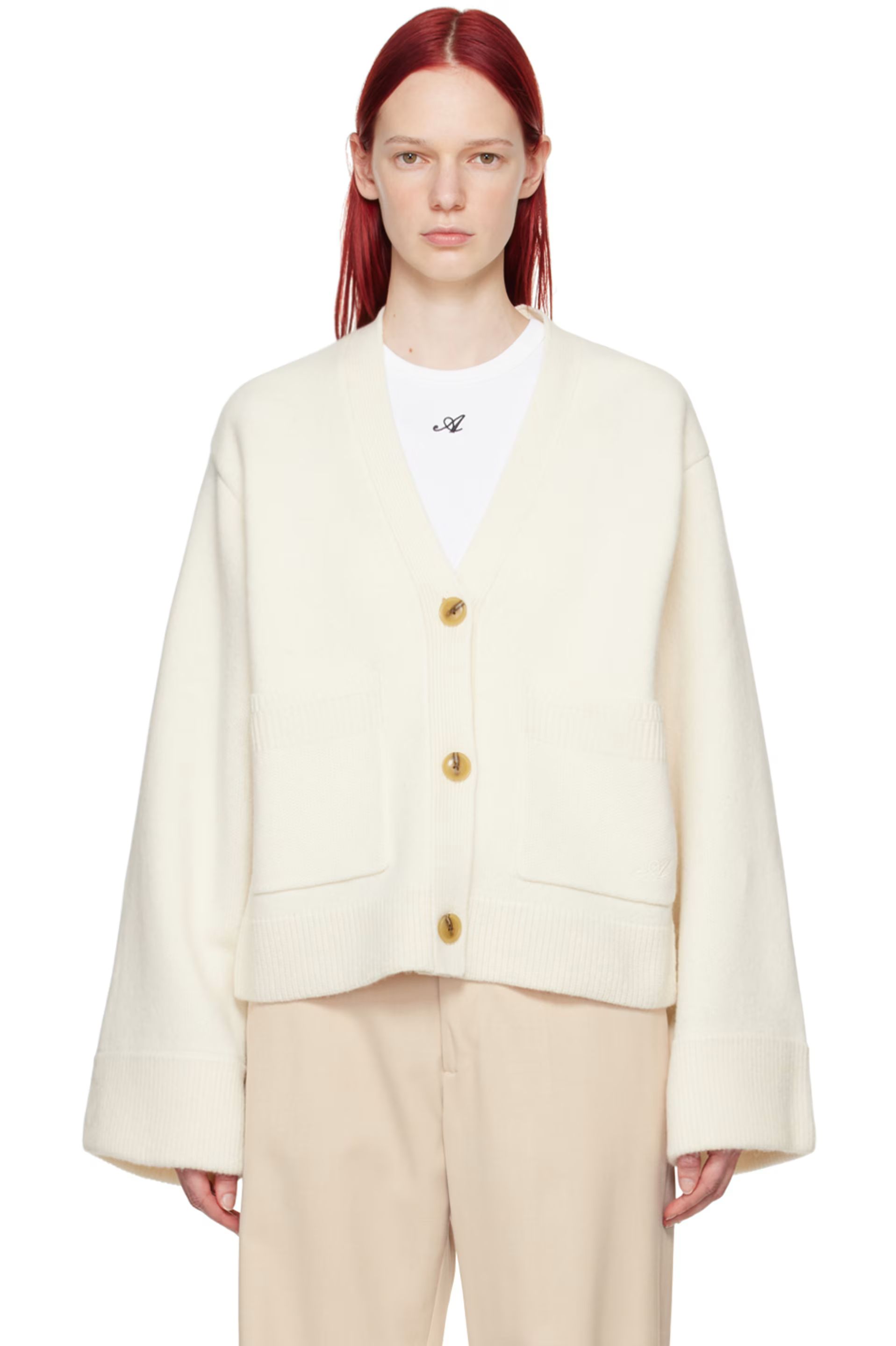 Off-White Memory Relaxed Cardigan | SSENSE