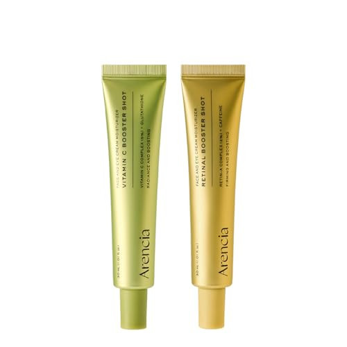 Arencia Vitamin C and Retinal Booster Shot Duo - for Dark-spot care and Tightening Fine Lines, Pore, Wrinkles - Gift Set | Amazon (US)