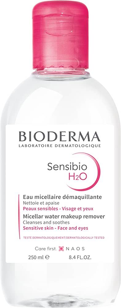 Bioderma - Sensibio - H2O Micellar Water - Makeup Remover Cleanser - Face Cleanser for Sensitive ... | Amazon (US)