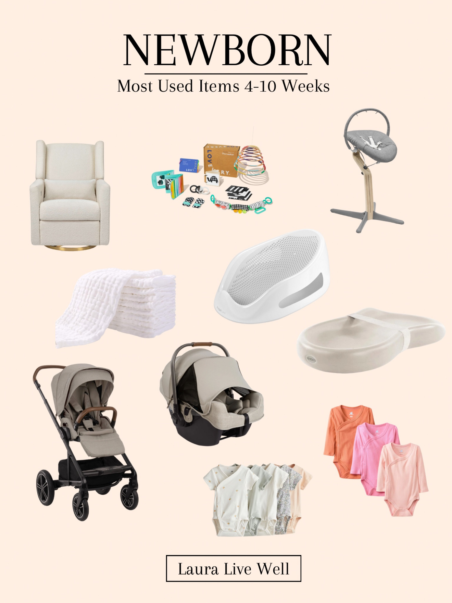 My most used newborns items for weeks 4-10

#LTKBaby #LTKKids #LTKBump