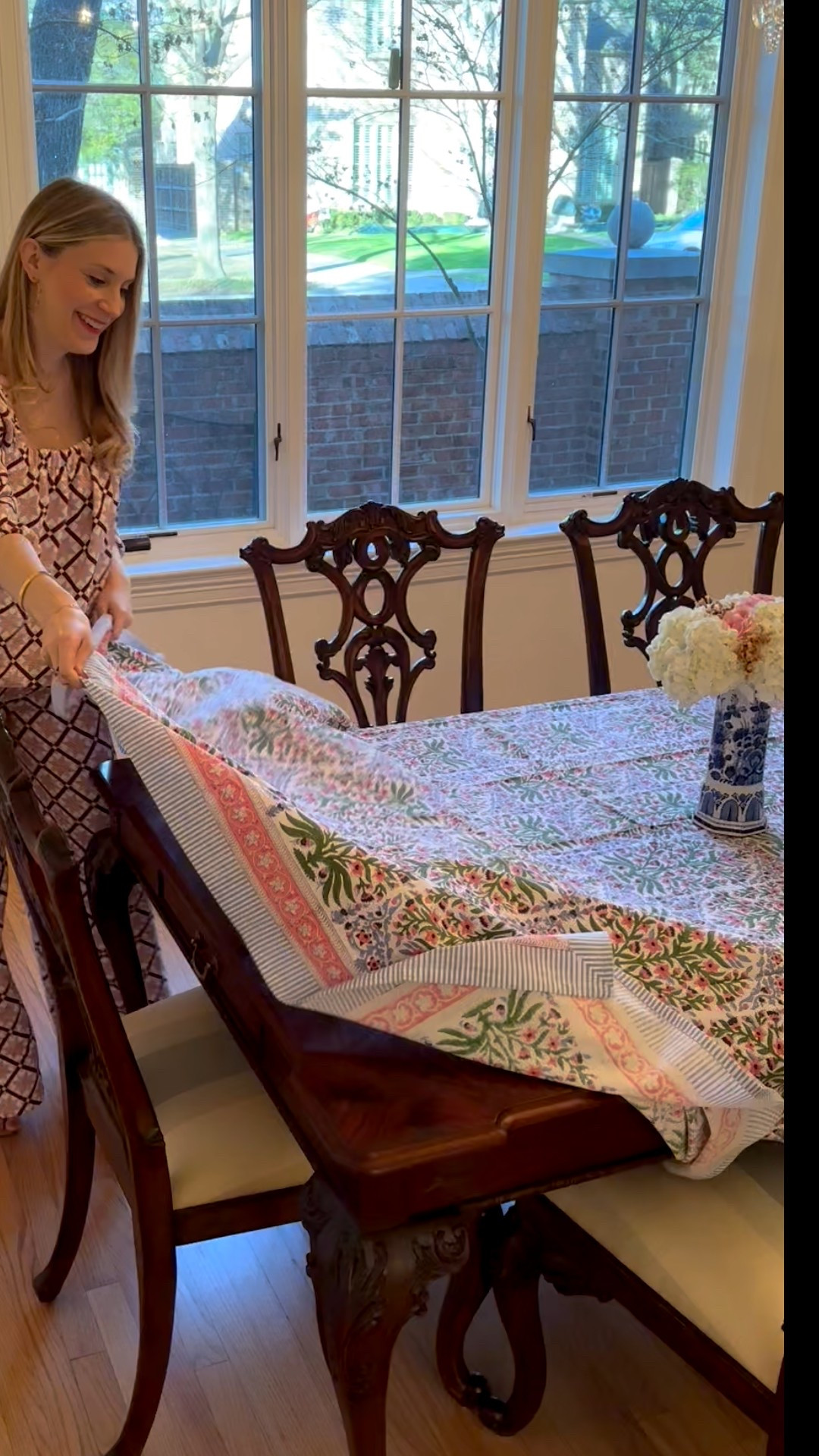 Just saw my tablecloth on major Black Friday sale! I have loved using it in the spring and summer for a fun pop of color in my dining room! It also comes in a round and rectangle size! 

#LTKCyberWeek #LTKSaleAlert #LTKHome