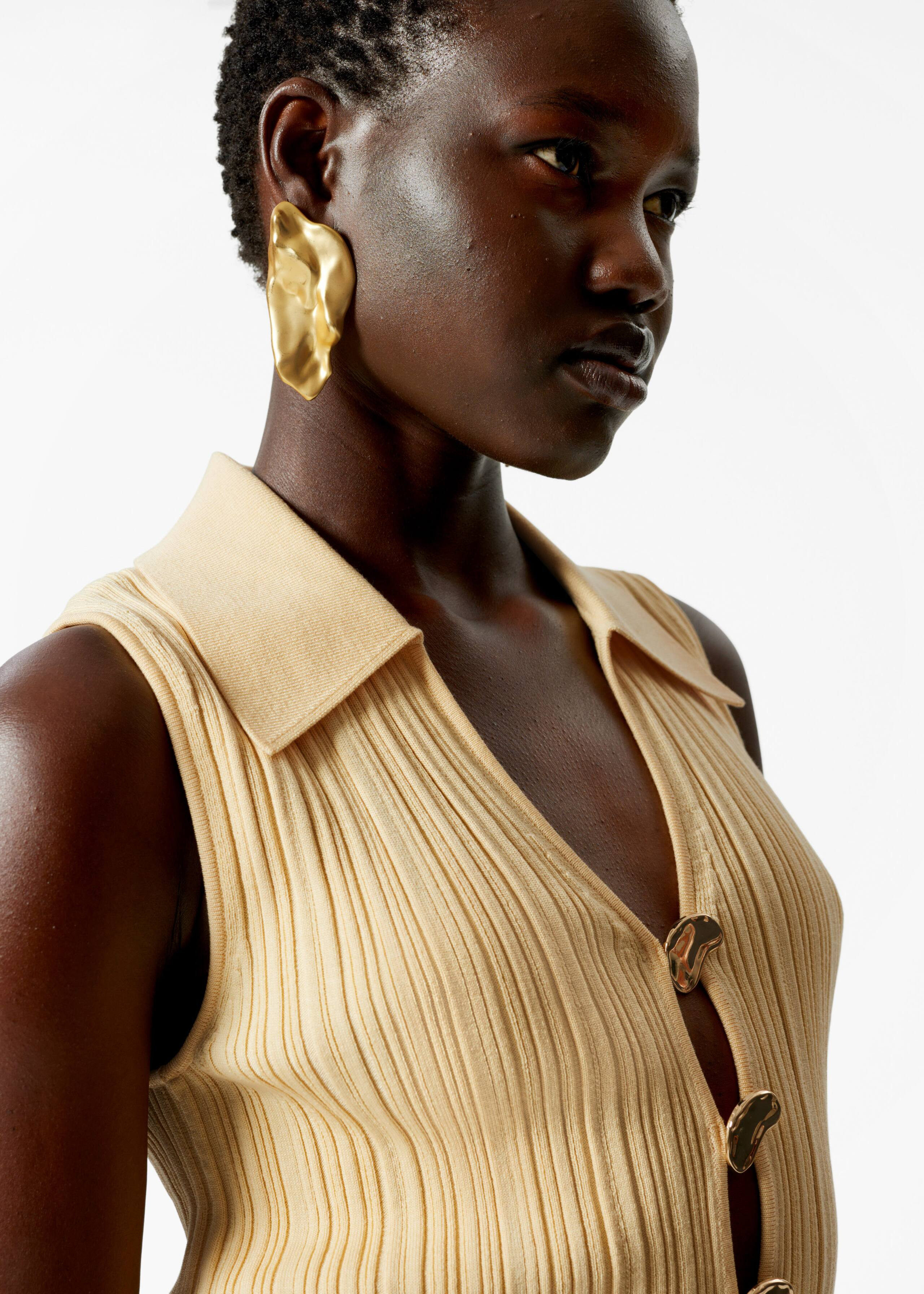 Rib-Knit Collar Tank Top | & Other Stories UK