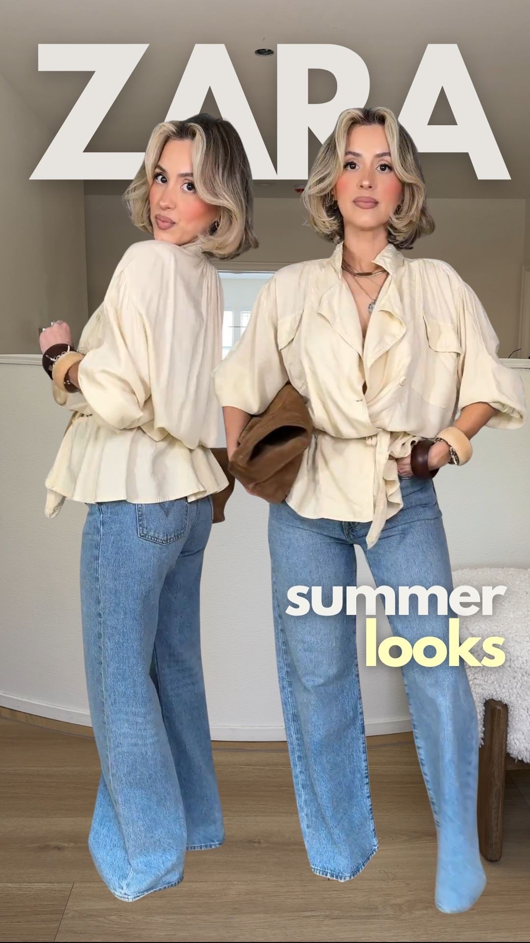 Omg these @zara looks are sooooo cute! 

I’m wearing small in everything! 
Size 27 in ribcage Levi’s

#LTKgrwm #LTKootd #LTKU