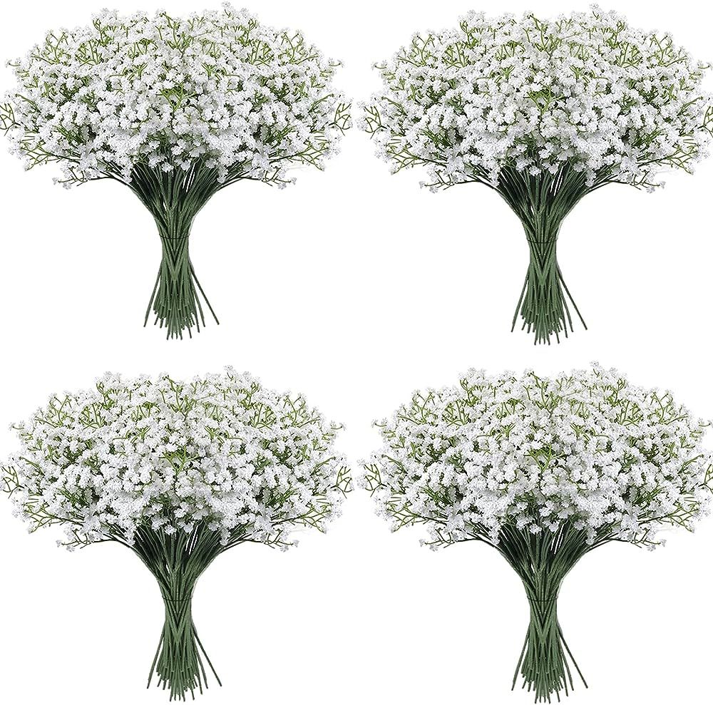 LYLYFAN Babys Breath Artificial Flowers,30 Pcs Gypsophila Real Touch Flowers for Wedding Party Ho... | Amazon (US)