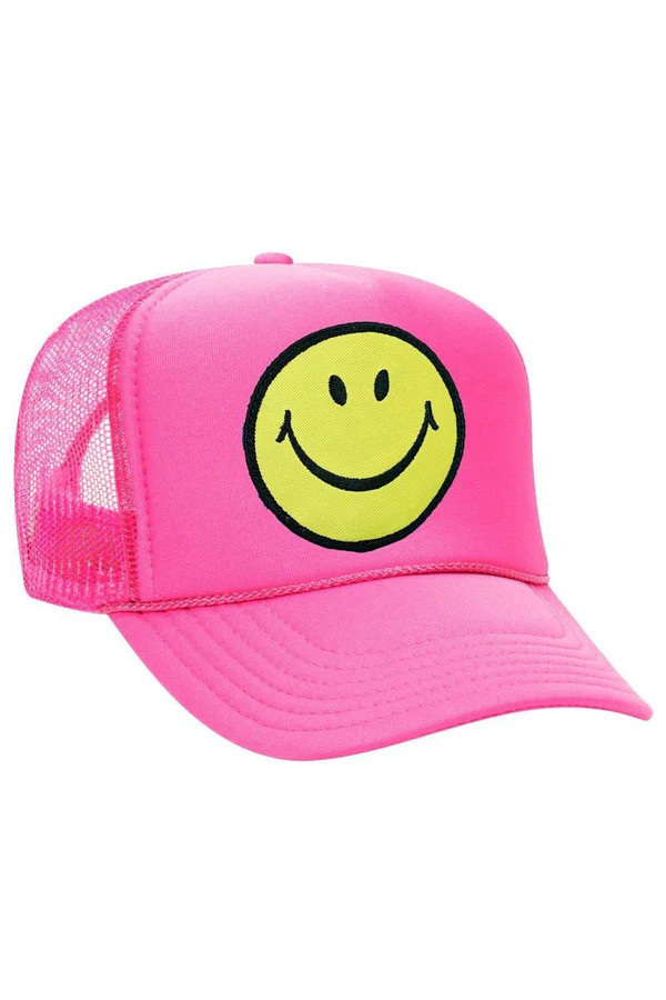 SMILEY VINTAGE TRUCKER HAT | Aviator Nation
