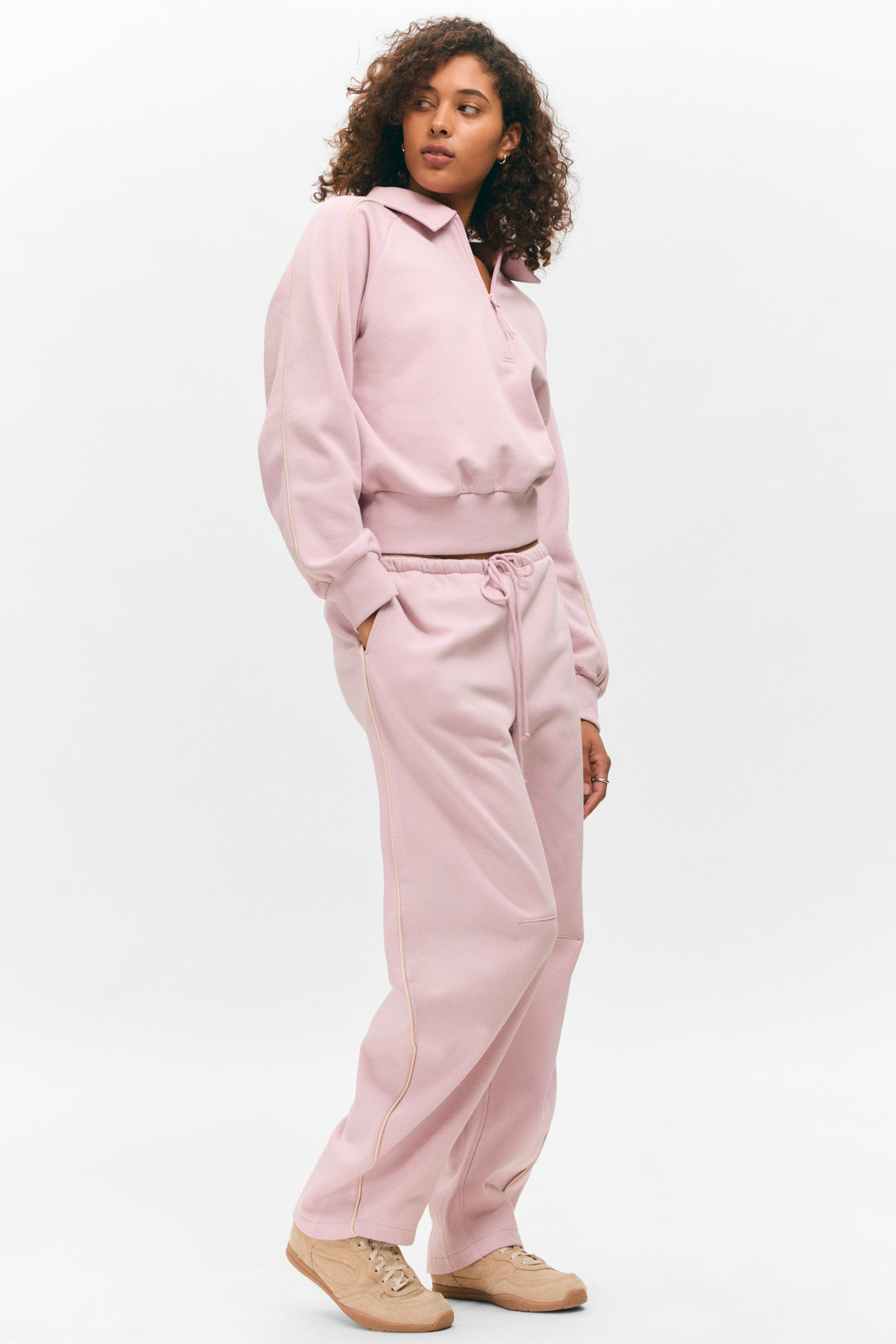 Barrel Leg Sweatpants - Low Rise | H&M (DE, AT, CH, NL, FI)