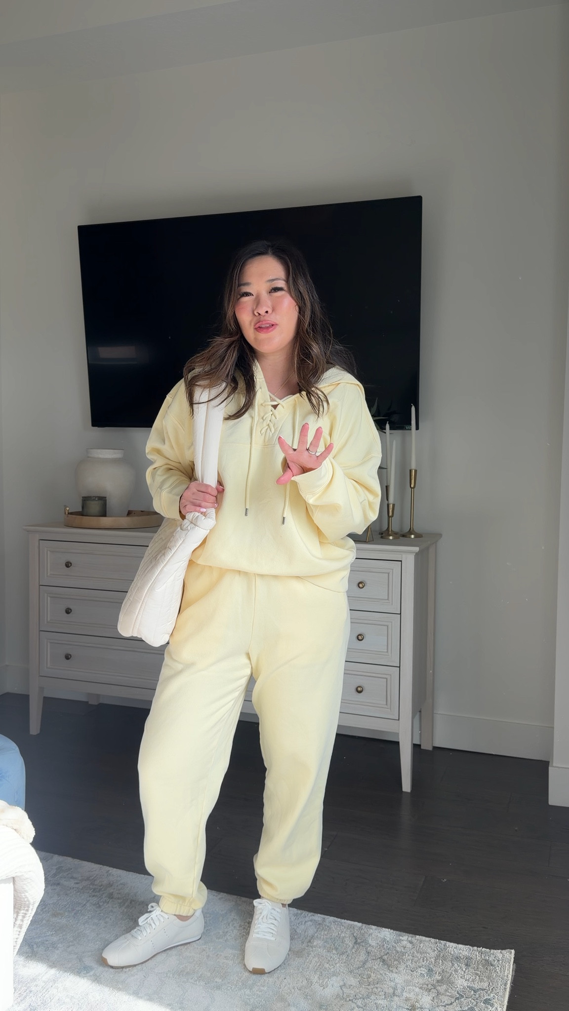 Target Set
Yellow Sweatshirt: Large
Yellow Jogger Pants: Medium