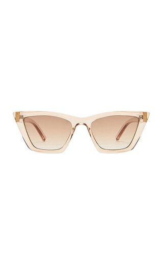 Velodrome Sunglasses in Vanilla & Brown Gradient | Revolve Clothing (Global)