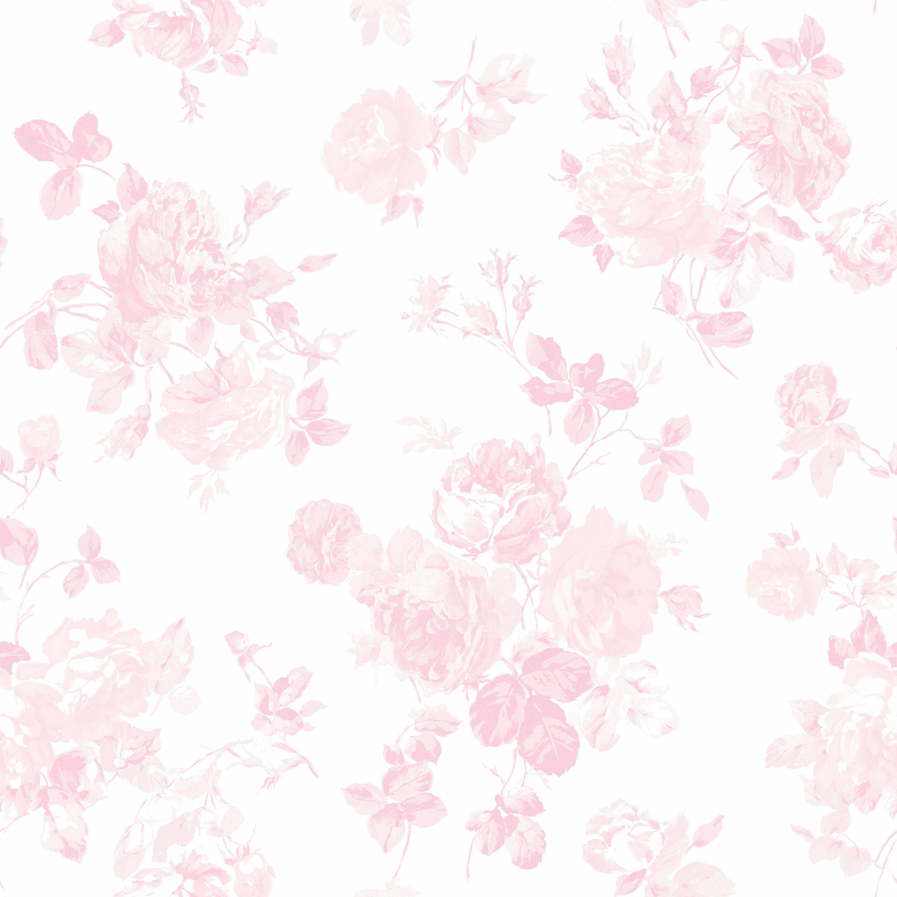 LoveShackFancy Everblooming Rosettes Faded Primrose Peel and Stick Wallpaper - Overstock - 405430... | Overstock